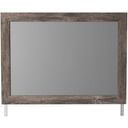 The appearance of Ralinksi Gray Bedroom Mirror designed by Signature Design by Ashley in the transitional interior design. This gray piece of furniture was selected by 1StopBedrooms from Ralinksi Collection to add a touch of cosiness and style into your home. Sku: B2587-36. Material: Glass.