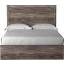 The appearance of Ralinksi Gray Queen Panel Bed designed by Signature Design by Ashley in the transitional interior design. This gray piece of furniture was selected by 1StopBedrooms from Ralinksi Collection to add a touch of cosiness and style into your home. Sku: B2587-71;B2587-96. Bed Type: Panel Bed. Material: Wood. Bed Size: Queen.