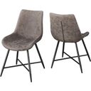 The appearance of Ramona Side Chair Set Of 2 designed by Steve Silver in the transitional interior design. This brown piece of furniture  was selected by 1StopBedrooms from Ramona Collection to add a touch of cosiness and style into your home. Sku: RM440SB. Material: Polyester.