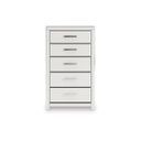 The appearance of Ravalori Chest of Drawers In White designed by Signature Design by Ashley in the modern / contemporary interior design. This white piece of furniture was selected by 1StopBedrooms from Ravalori Collection to add a touch of cosiness and style into your home. Sku: NCB3381-46. Material: Wood.