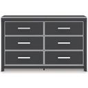 The appearance of Ravalori Dresser In Black designed by Signature Design by Ashley in the modern / contemporary interior design. This black piece of furniture was selected by 1StopBedrooms from Ravalori Collection to add a touch of cosiness and style into your home. Sku: NCB3380-31. Material: Wood.