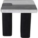 The appearance of Ravenna Genuine Marble Top and Oak Wood Base End/Side Table In Panda and Black designed by Meridian in the modern / contemporary interior design. This panda/black piece of furniture was selected by 1StopBedrooms from Ravenna Collection to add a touch of cosiness and style into your home. Sku: 99077Panda-ET Box 1/2 (Top);99077Panda-ET Box 2/2 (Base). Material: Marble.