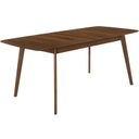 The appearance of Redbridge Butterfly Leaf Dining Table Natural Walnut designed by Coaster in the transitional interior design. This natural walnut piece of furniture  was selected by 1StopBedrooms from Redbridge Collection to add a touch of cosiness and style into your home. Sku: 106591. Material: Wood. Table Top Shape: Rectangular. Size: 36" x 75".
