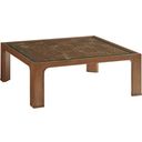 The appearance of Palm Desert Redford Square Rattan Cocktail Table In Sonoran designed by Tommy Bahama in the modern / contemporary interior design. This sonoran piece of furniture was selected by 1StopBedrooms from Palm Desert Collection to add a touch of cosiness and style into your home. Sku: 575-947. Material: Rattan.