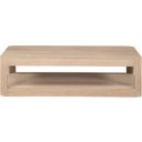 The appearance of Reeves Coffee Table In Natural designed by Meridian in the modern / contemporary interior design. This natural piece of furniture  was selected by 1StopBedrooms from Reeves Collection to add a touch of cosiness and style into your home. Sku: 99068Oak-CT. Material: Rubberwood.
