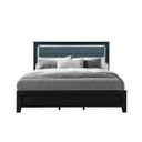 Reid Queen Bed with LED In Black