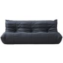 The appearance of Relax 77.75 Inch Vegan Leather Upholstered Sofa In Black designed by Meridian in the modern / contemporary interior design. This black piece of furniture was selected by 1StopBedrooms from Relax Collection to add a touch of cosiness and style into your home. Sku: 44063Black-S. Material: Leather.