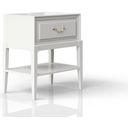 The appearance of Renascence End Table designed by Bernell in the modern / contemporary interior design. This white piece of furniture was selected by 1StopBedrooms from Renascence Collection to add a touch of cosiness and style into your home. Sku: 388-002. Material: Wood Veneer.