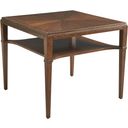The appearance of Rendezvous Andora Square Lamp Table In Brown designed by Lexington in the transitional interior design. This brown piece of furniture  was selected by 1StopBedrooms from Rendezvous Collection to add a touch of cosiness and style into your home. Sku: 743-957. Material: Wood.