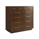 The appearance of Rendezvous Ascot Gentlemans Chest In Brown designed by Lexington in the transitional interior design. This brown piece of furniture  was selected by 1StopBedrooms from Rendezvous Collection to add a touch of cosiness and style into your home. Sku: 743-329. Material: Wood.