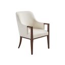 The appearance of Rendezvous Lambeth Upholstered Arm Chair In Cream designed by Lexington in the transitional interior design. This cream piece of furniture  was selected by 1StopBedrooms from Rendezvous Collection to add a touch of cosiness and style into your home. Sku: 743-883-01. Material: Fabric.