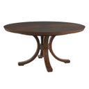 The appearance of Rendezvous Warwick Round Dining Table In Brown designed by Lexington in the transitional interior design. This brown piece of furniture  was selected by 1StopBedrooms from Rendezvous Collection to add a touch of cosiness and style into your home. Sku: 743-875C. Table Top Shape: Round. Size: 60". Material: Walnut.