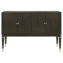 The appearance of Reseda 4-Door Dining Sideboard Server with Shelves In Ash Brown designed by Coaster in the modern / contemporary interior design. This ash brown piece of furniture  was selected by 1StopBedrooms from Reseda Collection to add a touch of cosiness and style into your home. Sku: 193675. Material: MDF.