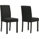 The appearance of Resia Dining Chair Set of 4 In Black designed by Crown Mark in the transitional interior design. This black piece of furniture was selected by 1StopBedrooms from Resia Collection to add a touch of cosiness and style into your home. Sku: 2120S-BK. Material: Wood.
