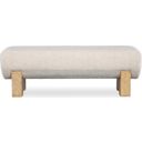 The appearance of Retreat Bed Bench In Beige designed by Hooker in the transitional interior design. This beige piece of furniture  was selected by 1StopBedrooms from Retreat Collection to add a touch of cosiness and style into your home. Sku: 6950-90019-80. Material: Wood.