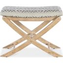 The appearance of Retreat Camp Stool Bed Bench In Beige designed by Hooker in the transitional interior design. This beige piece of furniture  was selected by 1StopBedrooms from Retreat Collection to add a touch of cosiness and style into your home. Sku: 6950-90119-80. Material: Wood.