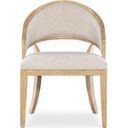 The appearance of Retreat Cane Barrel Back Chair Set of 2 In Beige designed by Hooker in the transitional interior design. This beige piece of furniture was selected by 1StopBedrooms from Retreat Collection to add a touch of cosiness and style into your home. Sku: 6950-75400-80. Material: Wood.