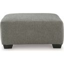 The appearance of Revenna Oversized Accent Ottoman In Greystone designed by Signature Design by Ashley in the modern / contemporary interior design. This greystone piece of furniture  was selected by 1StopBedrooms from Revenna Collection to add a touch of cosiness and style into your home. Sku: NC4840508. Material: Polyester.