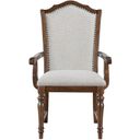 The appearance of Rexford Arm Chair Set of 2 In Cherry and Gray designed by Homelegance in the traditional interior design. This cherry and gray piece of furniture was selected by 1StopBedrooms from Rexford Collection to add a touch of cosiness and style into your home. Sku: 5615A. Material: Textured.