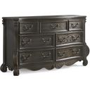 The appearance of Rhapsody Dresser designed by Steve Silver in the transitional interior design. This brown and cream piece of furniture  was selected by 1StopBedrooms from Rhapsody Collection to add a touch of cosiness and style into your home. Sku: RH900DR. Material: Wood.