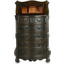 The appearance of Rhapsody Lift Top Chest designed by Steve Silver in the transitional interior design. This brown and cream piece of furniture  was selected by 1StopBedrooms from Rhapsody Collection to add a touch of cosiness and style into your home. Sku: RH900CT. Material: Wood.