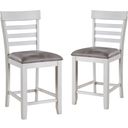 The appearance of Richland Brown Counter Height Chair Set Of 2 designed by New Classic in the transitional interior design. This white and brown piece of furniture was selected by 1StopBedrooms from Richland Collection to add a touch of cosiness and style into your home. Sku: D7522-22. Material: Solid Wood.