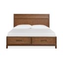 Ridgefield King Panel Storage Bed In Russet