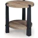 The appearance of Ridgester End Table In Light Brown and Black designed by Signature Design by Ashley in the transitional interior design. This light brown/black piece of furniture was selected by 1StopBedrooms from Ridgester Collection to add a touch of cosiness and style into your home. Sku: T518-6. Material: Wood.
