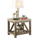 The appearance of Ridley Brown End Table designed by Homelegance in the industrial interior design. This brown piece of furniture  was selected by 1StopBedrooms from Ridley Collection to add a touch of cosiness and style into your home. Sku: 3551-04. Material: Stone.