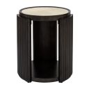 Rivera End Table In Brown and Gold