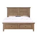The appearance of Riverdale Queen Storage Bed In Brown designed by Steve Silver in the country / farmhouse interior design. This brown piece of furniture was selected by 1StopBedrooms from Riverdale Collection to add a touch of cosiness and style into your home. Sku: RV900QHB;RV900QSFB;RV900SR. Bed Type: Storage Bed. Bed Size: Queen. Material: MDF.