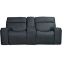 Riverton Power Gliding Console Loveseat with Power Headrest and Lumbar In Blue
