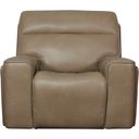 Riverton Power Gliding Recliner with Power Headrest and Lumbar In Brown