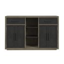 Rizzo Buffet In Grey and Dark Espresso