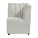Rizzo Dining Corner Chair In Beige