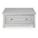 The appearance of Robbinsdale Lift-Top Coffee Table In Antique White designed by Signature Design by Ashley in the transitional interior design. This antique white piece of furniture was selected by 1StopBedrooms from Robbinsdale Collection to add a touch of cosiness and style into your home. Sku: T729-00. Material: Wood.