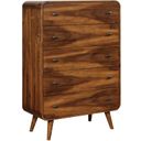 The appearance of Robyn 5-drawer Chest Dark Walnut designed by Coaster in the modern / contemporary interior design. This dark walnut piece of furniture was selected by 1StopBedrooms from Robyn Collection to add a touch of cosiness and style into your home. Sku: 205135. Material: Wood.