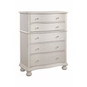The appearance of Rodanthe Dove White Chest designed by American Woodcrafters in the transitional interior design. This white piece of furniture was selected by 1StopBedrooms from Rodanthe Collection to add a touch of cosiness and style into your home. Sku: 3910-150. Material: MDF.