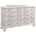 The appearance of Rodanthe Dove White Dresser designed by American Woodcrafters in the transitional interior design. This white piece of furniture was selected by 1StopBedrooms from Rodanthe Collection to add a touch of cosiness and style into your home. Sku: 3910-280. Material: MDF.