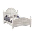 The appearance of Rodanthe Dove White King Poster Bed designed by American Woodcrafters in the transitional interior design. This dove white piece of furniture was selected by 1StopBedrooms from Rodanthe Collection to add a touch of cosiness and style into your home. Sku: 3910-961;3910-963;3910-880. Bed Type: Poster Bed. Bed Size: King. Material: Solid Hardwood.