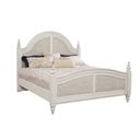 Rodanthe Dove White King Woven Poster Bed