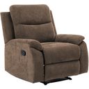 Ronald Faux Leather Reclining Chair In Brown