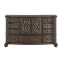 Rosalinda 7-Drawer Dresser In Mahogany