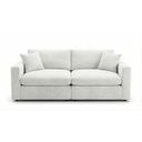 Rosedale Modular Loveseat In Beige Velvet
