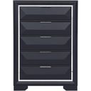 The appearance of Rosemont Midnight Blue Chest designed by Homelegance in the transitional interior design. This blue piece of furniture  was selected by 1StopBedrooms from Rosemont Collection to add a touch of cosiness and style into your home. Sku: 1553-9. Material: Wood.