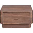Round Off Nightstand In Brown