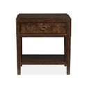 The appearance of Rowan Open Nightstand In Espresso designed by Magnussen in the coastal interior design. This espresso piece of furniture  was selected by 1StopBedrooms from Rowan Collection to add a touch of cosiness and style into your home. Sku: B5769-05. Material: Veneer.
