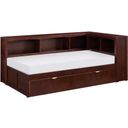 Rowe Twin Bookcase Corner Bed with Twin Trundle In Cherry