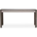 The appearance of Roxbury Park Console Table In Slate designed by Michael Amini in the transitional interior design. This slate piece of furniture  was selected by 1StopBedrooms from Roxburry Collection to add a touch of cosiness and style into your home. Sku: N9006223-220. Material: Polyester.