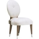 The appearance of Roxbury Park Dining Side Chair Set Of 2 In Slate designed by Michael Amini in the transitional interior design. This slate piece of furniture  was selected by 1StopBedrooms from Roxburry Collection to add a touch of cosiness and style into your home. Sku: N9006003-220. Material: Polyester.